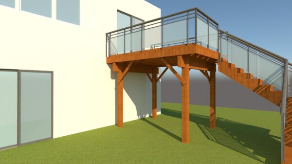 Elevated Deck 3D